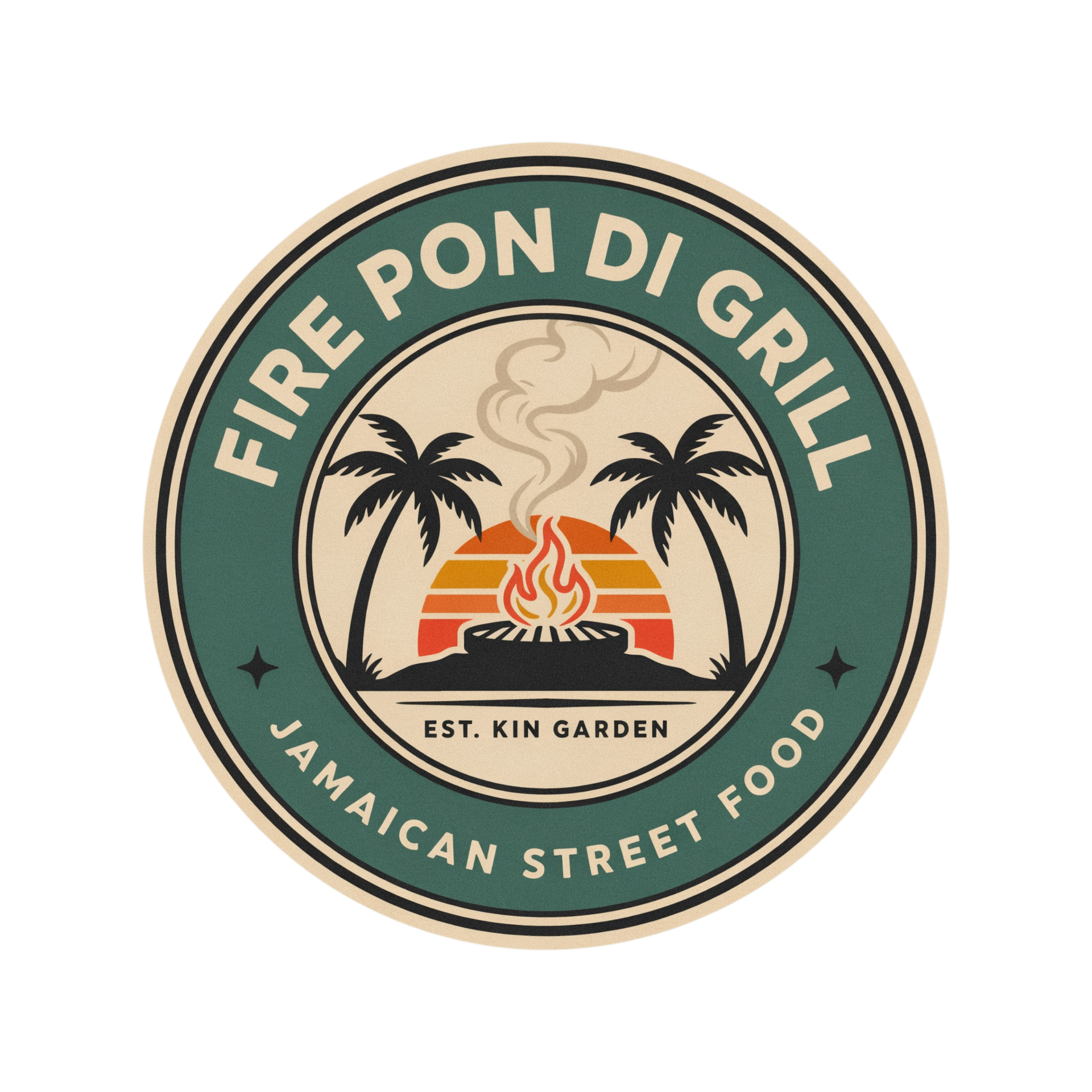 Fire Pon Di Grill logo